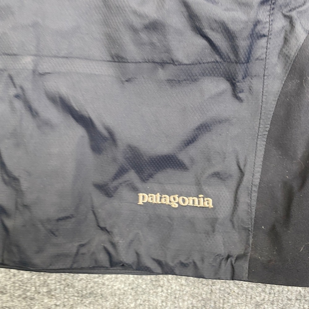Patagonia Womens Large Full Zip Waterproof Jacket Black Super Pluma Shell 83845 - Picture 6 of 14